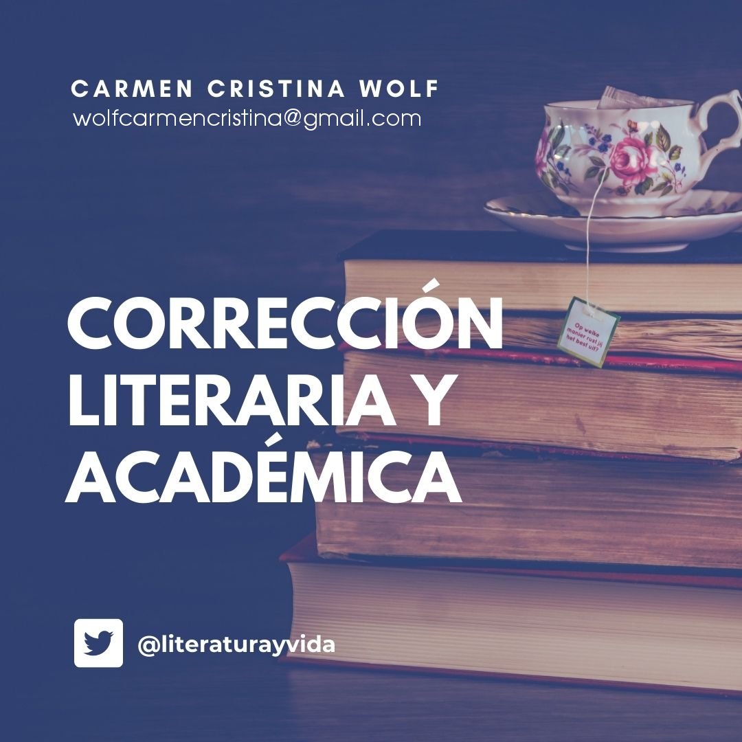 Carmen Cristina Wolf, corrección literaria y académica